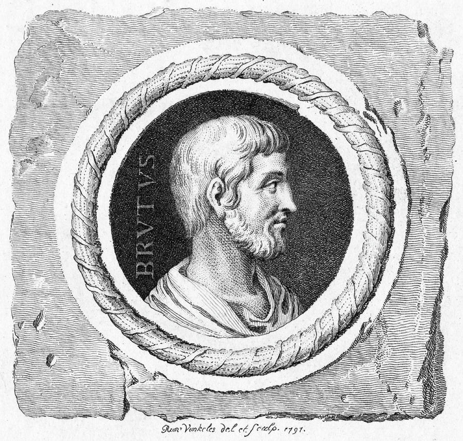 Lucius Junius Brutus Roman Consul And Drawing by Mary Evans Picture ...