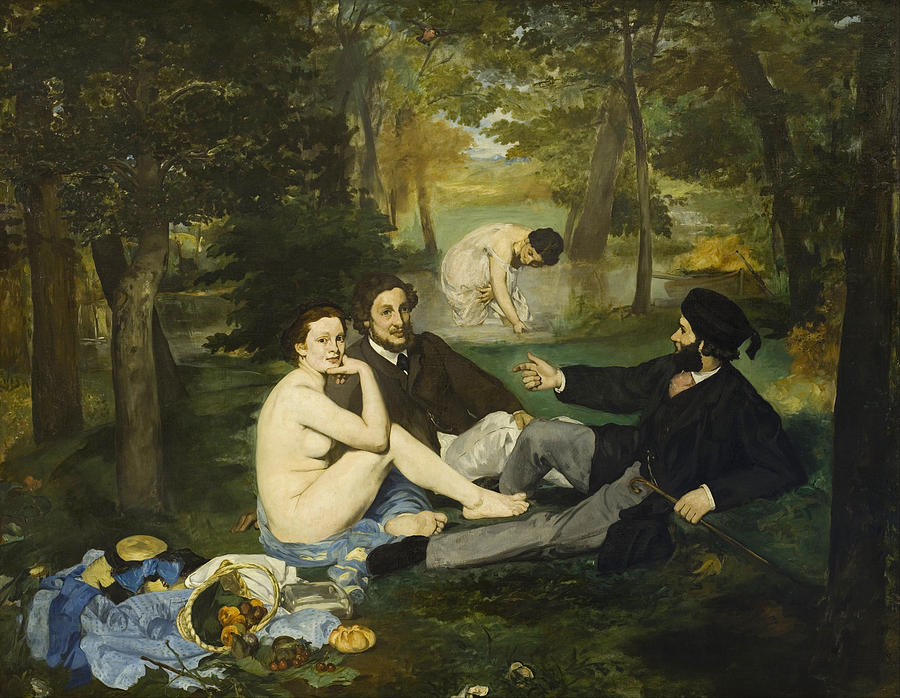 Luncheon on the Grass #4 Painting by Edouard Manet