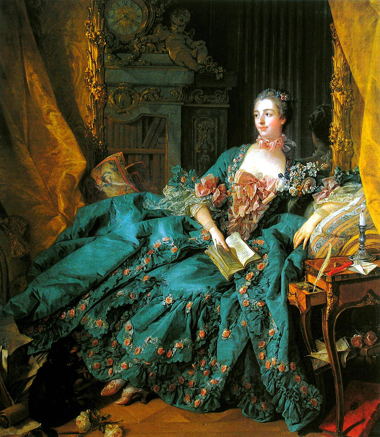 Madame de Pompadour #2 Painting by Celestial Images