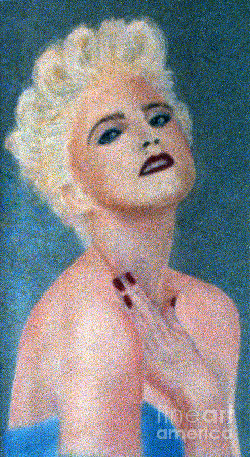 Madonna The Early Years Pastel by Bill Holkham
