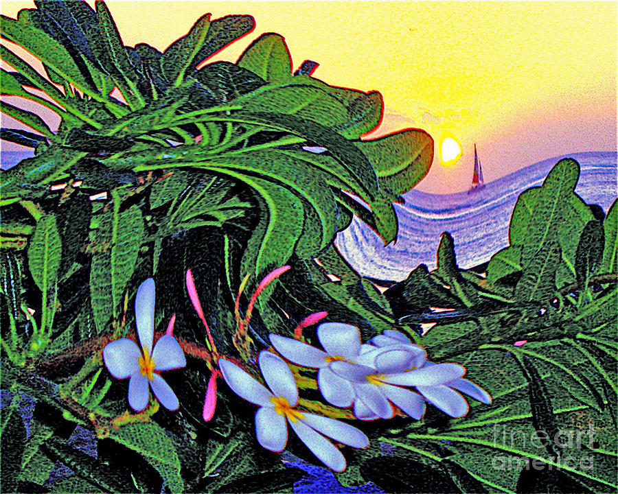 Flower Photograph - 2 Mai Tais Waikiki Hawaii by Jerome Stumphauzer