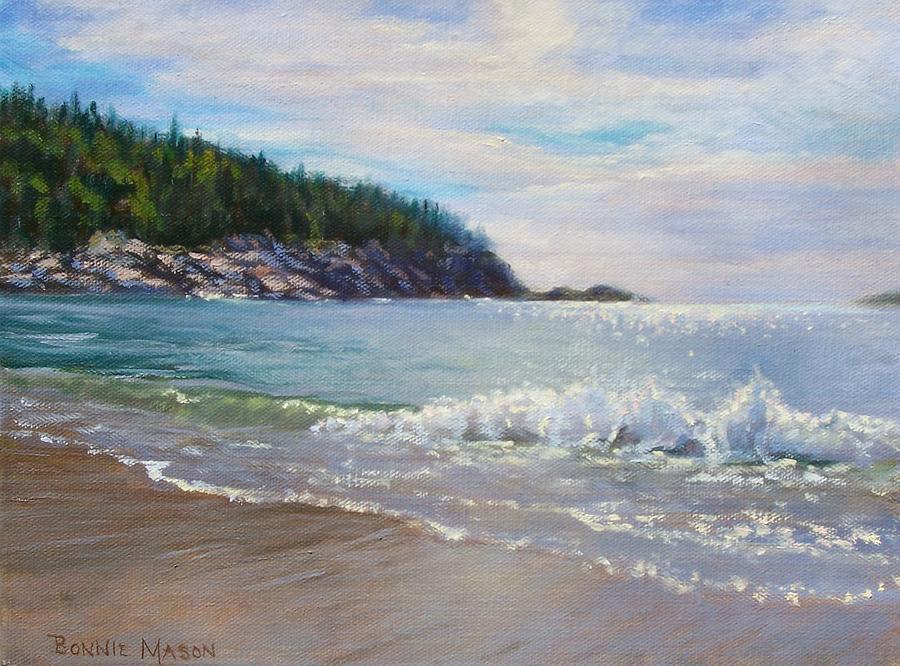 Maine Morning Painting by Bonnie Mason
