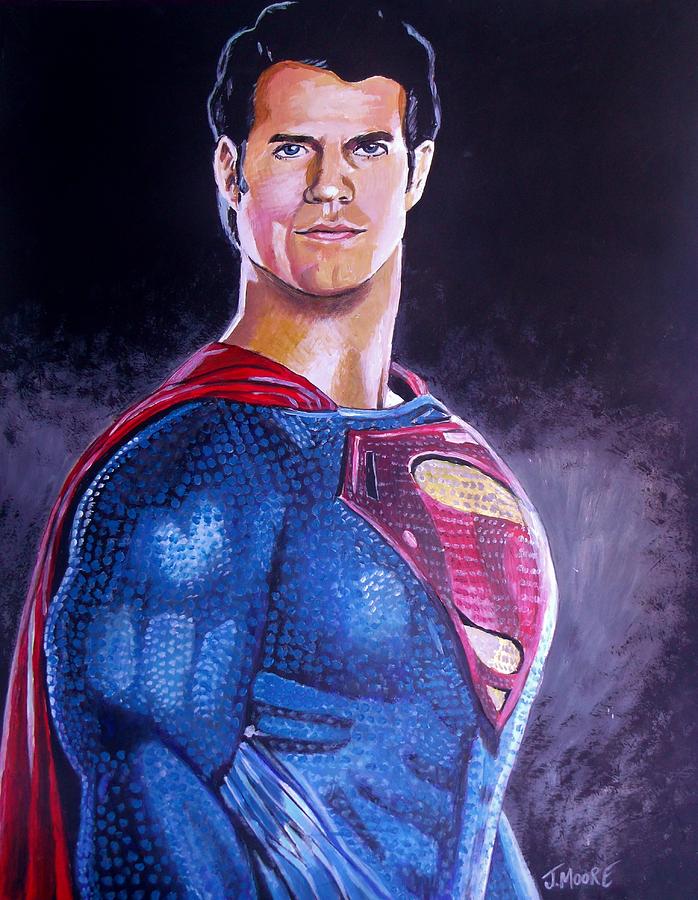 Man Of Steel Painting by Jeremy Moore | Fine Art America