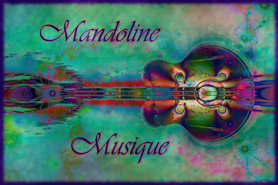 Mandoline Musique #2 Digital Art by Kiki Art