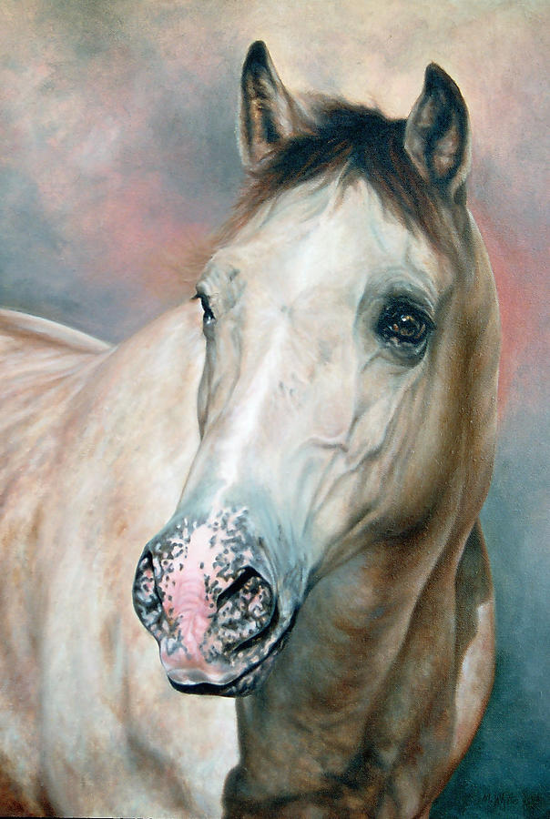 Horse Painting - Mandy #2 by Mary Elizabeth White