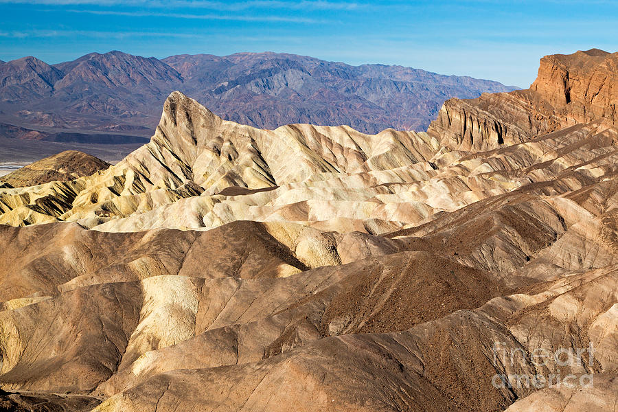 Manly Beacon Zabrinskie Point Death Valley National Park #2 Photograph by Fred Stearns