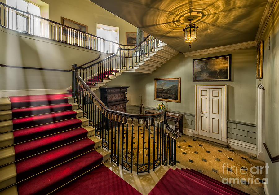Mansion Stairway #3 Photograph by Adrian Evans