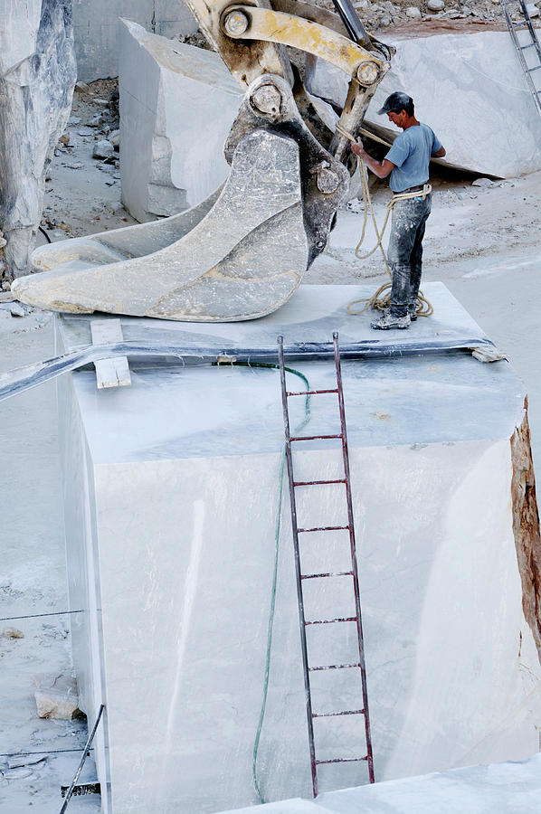 Marble Quarry #2 Photograph by Mauro Fermariello/science Photo Library
