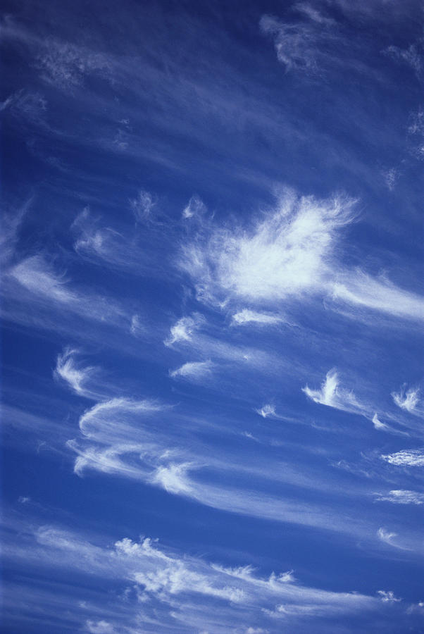 Mares Tail Cirrus Clouds #2 Photograph by A.b. Joyce