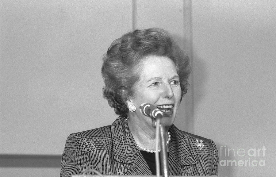 Margaret Thatcher #2 Photograph by David Fowler