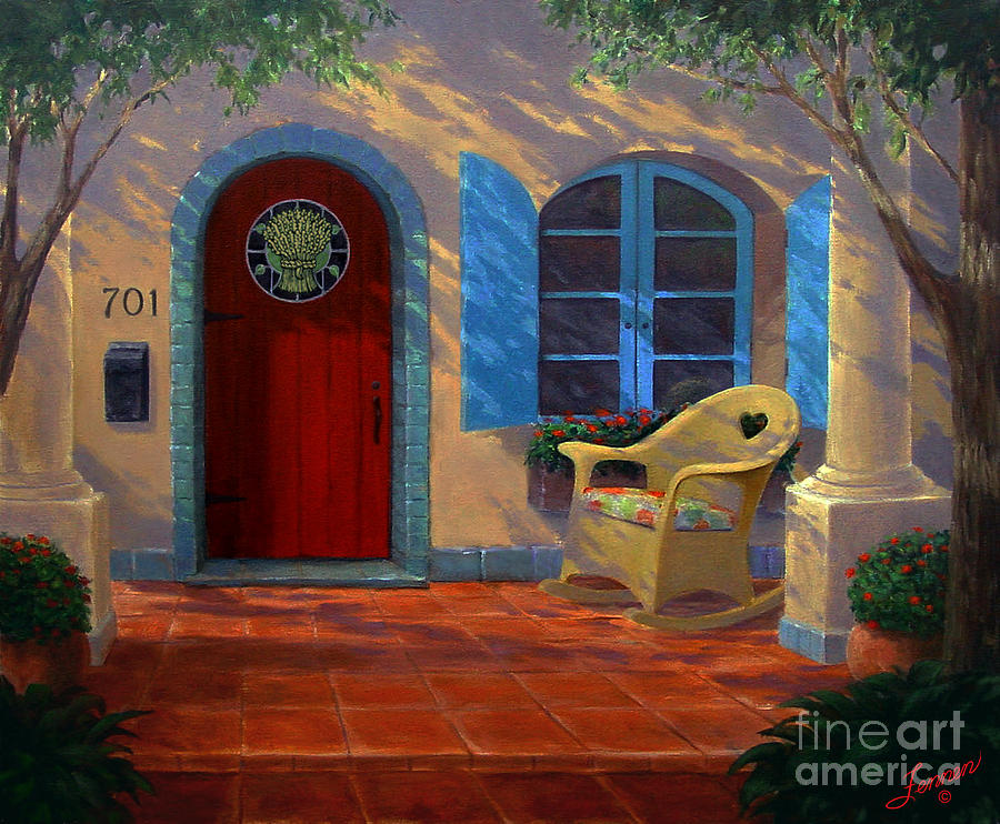 Marias Favorite Rocking Chair #2 Painting by Charles Fennen