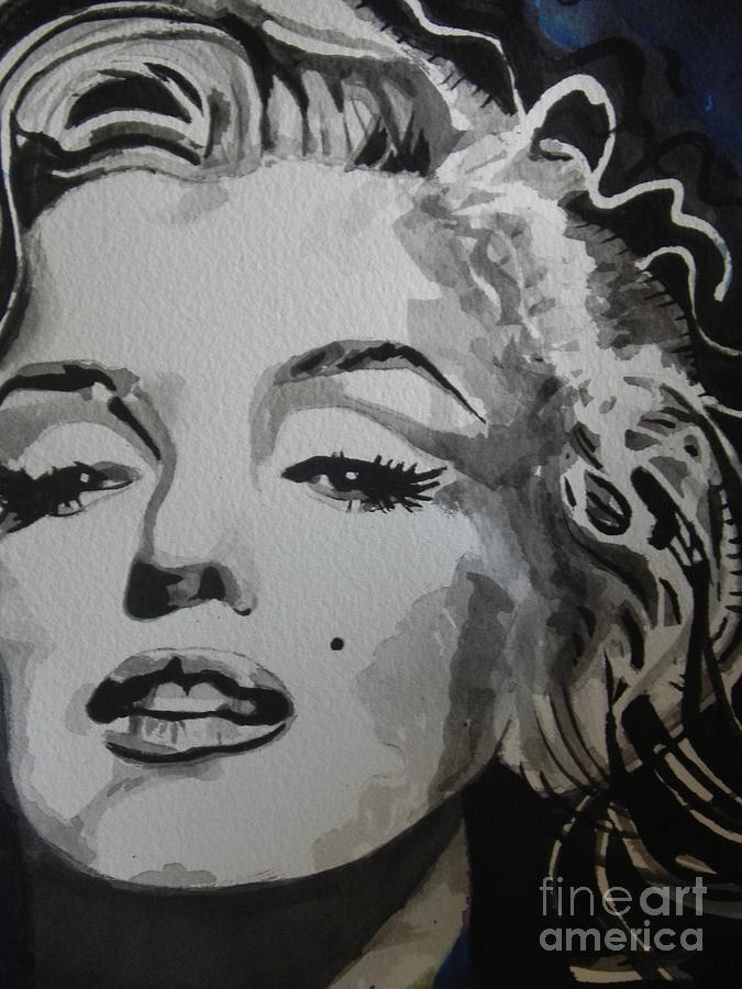 Marilyn Monroe 01 Painting by Chrisann Ellis