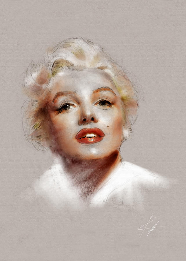 Marilyn Monroe Painting - Marilyn Monroe by  Gerald Piggott
