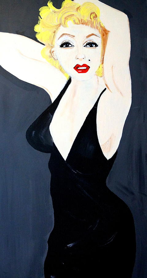 Marilyn   Monroe Painting by Nora Shepley