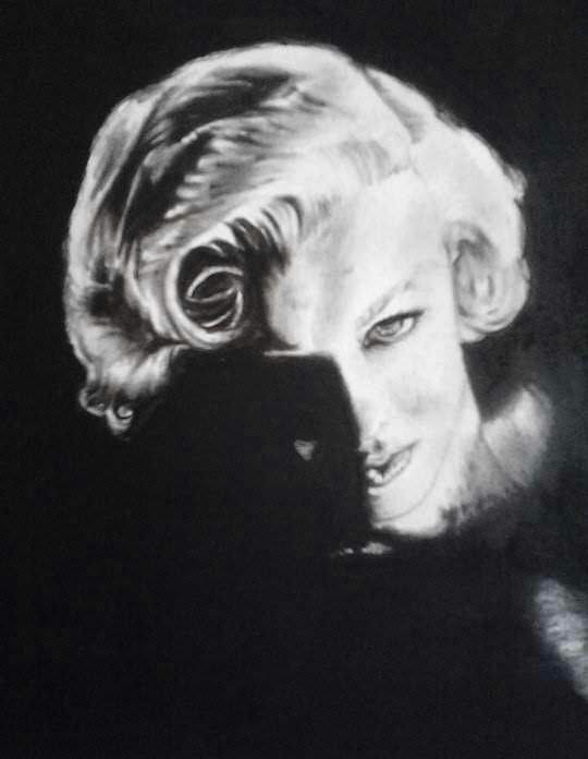 Marilyn Monroe #2 Drawing by Ronnie Cantoro