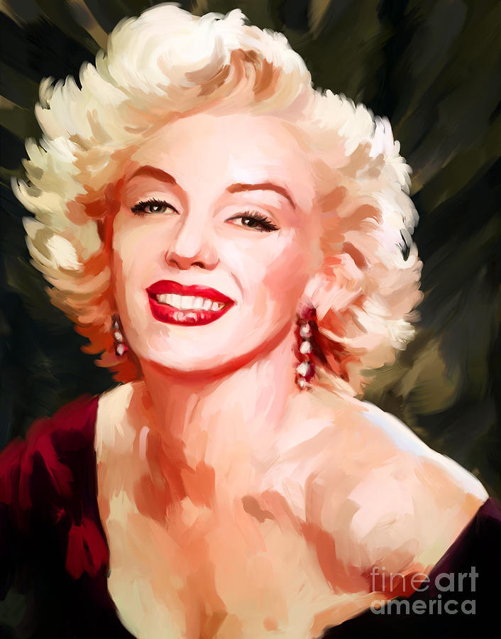 Marilyn Monroe #2 Painting by Tim Gilliland