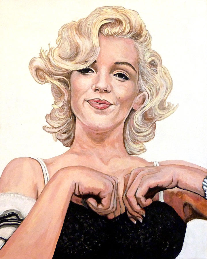 Marilyn Monroe #3 Painting by Tom Roderick