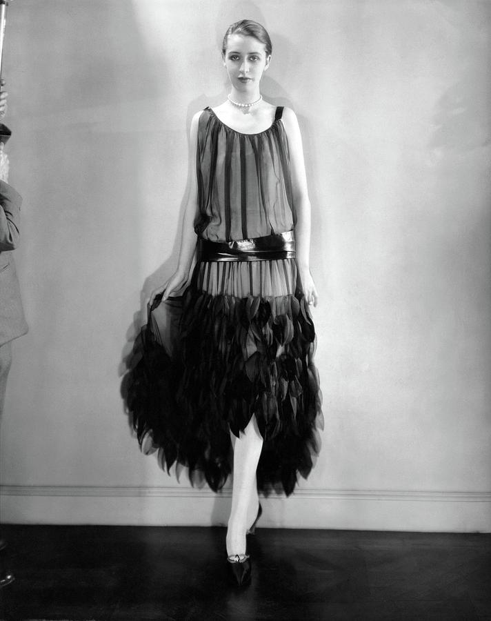 Marion Morehouse Wearing A Louiseboulanger Dress #2 Photograph by Edward Steichen