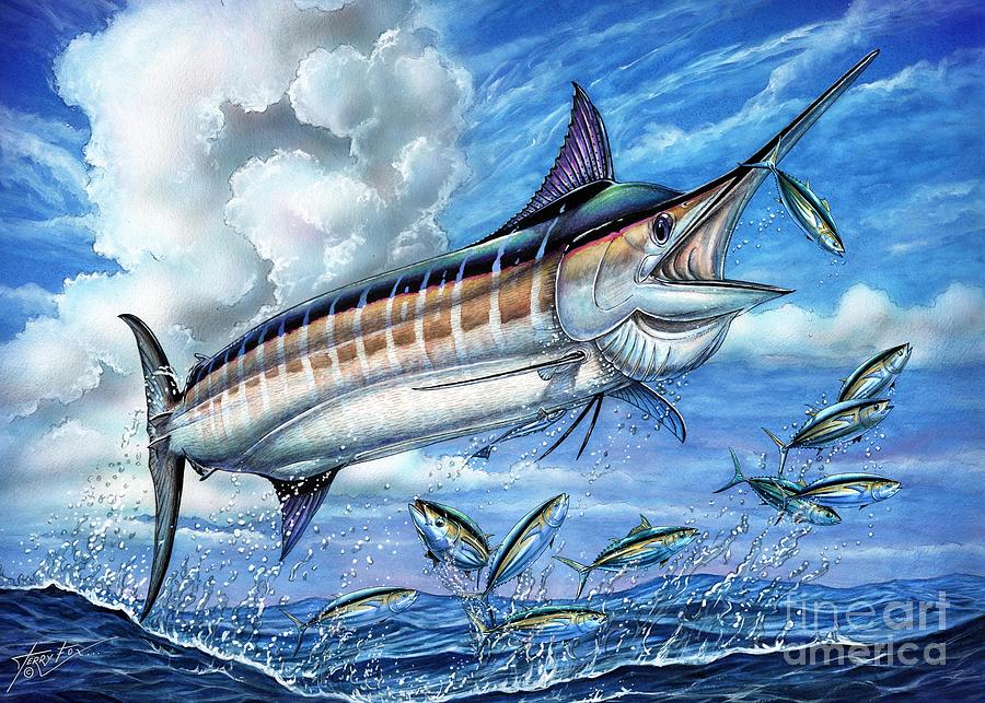 Marlin Queen Painting by Terry Fox