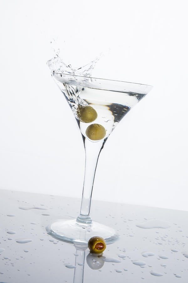 Martini Splash Photograph