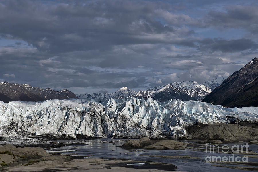 Matanuska Glacier Alaska Photograph by David Arment