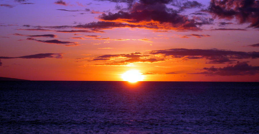 Maui Sunset #2 Photograph by Phillip Garcia
