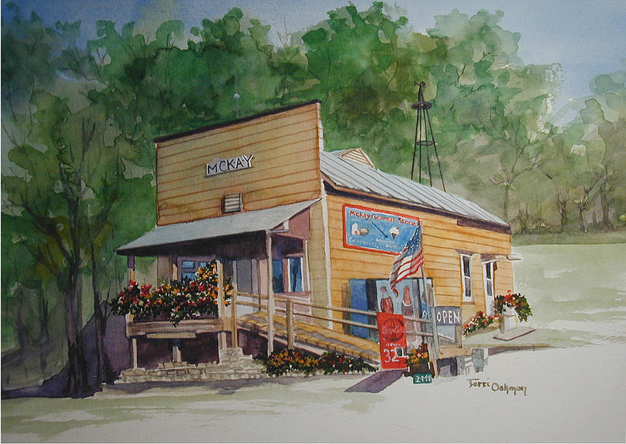 McKay General Store #2 Painting by Terri  Meyer