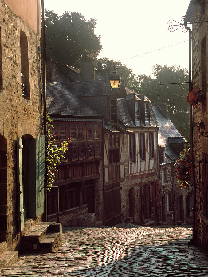 Medieval Houses In Dinan #2 Photograph by Panoramic Images