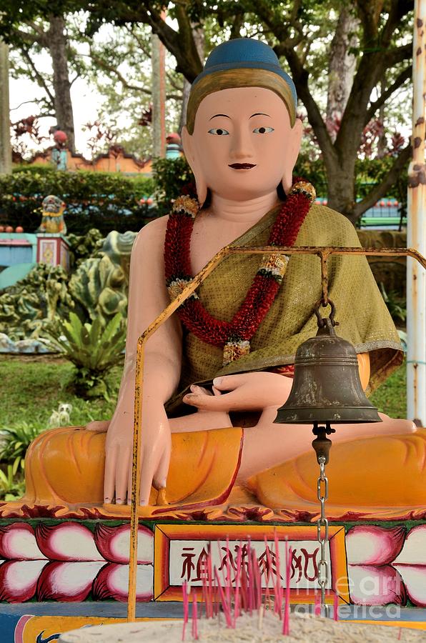 Meditating Buddha In Lotus Position Photograph