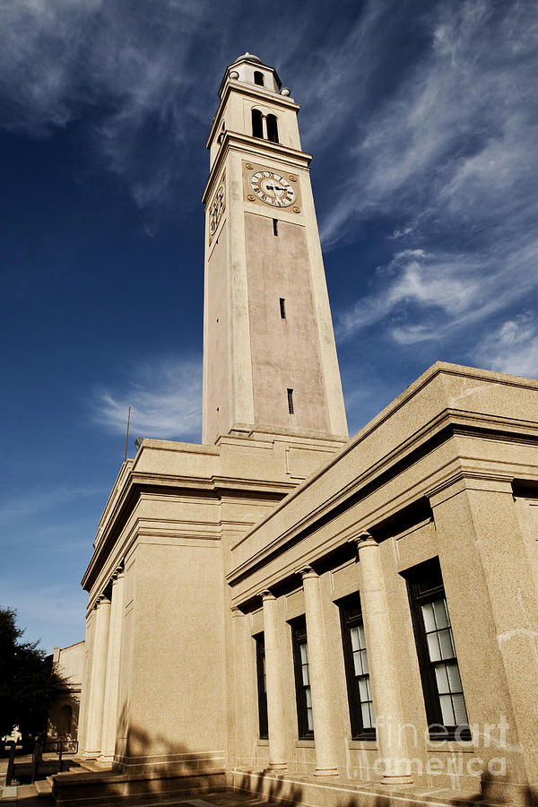 Architecture Photograph - Memorial Tower - LSU #2 by Scott Pellegrin