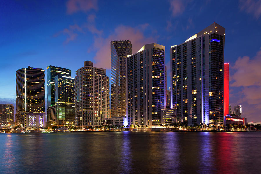 Miami, Florida, Exterior View #2 Photograph by Walter Bibikow
