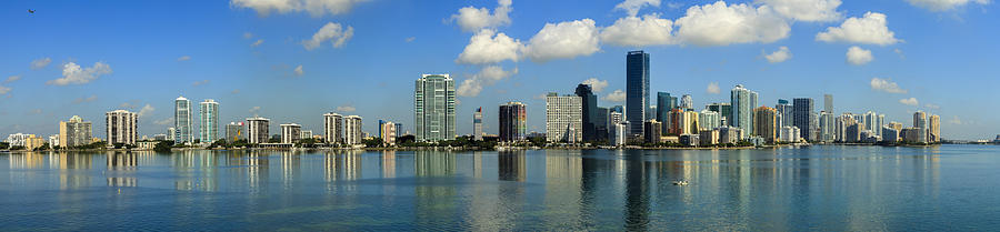 Miami Skyline #2 Photograph by Raul Rodriguez