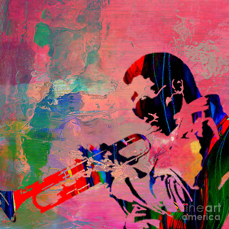 Miles Davis #2 Mixed Media by Marvin Blaine
