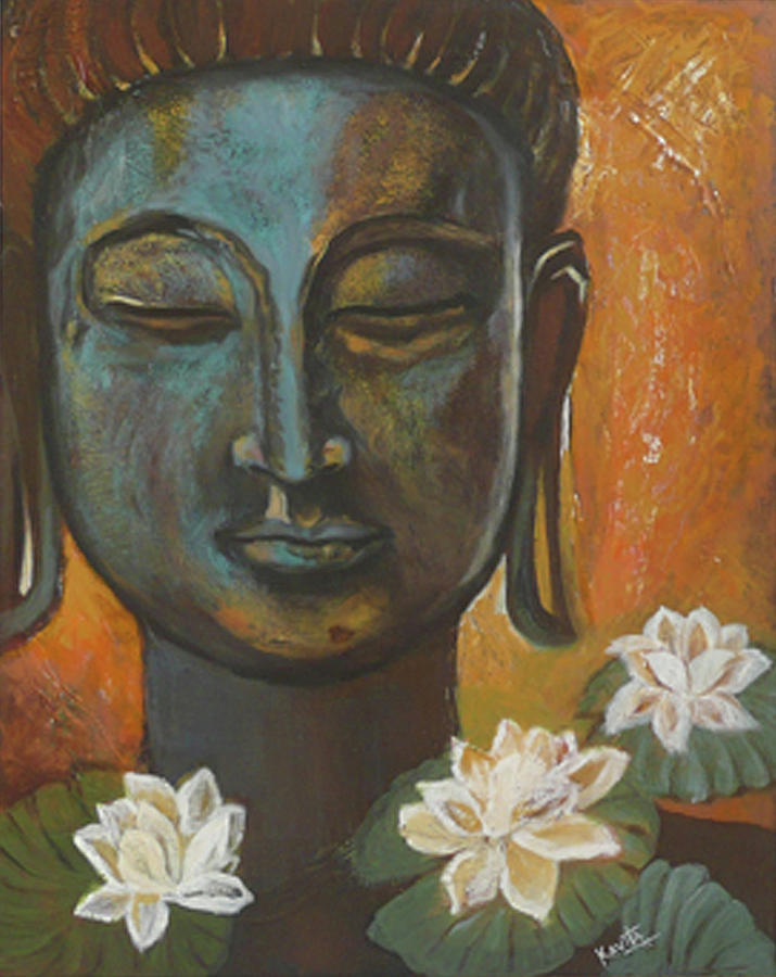 Buddha Painting - Mind over Matter by Kavita Vardhan