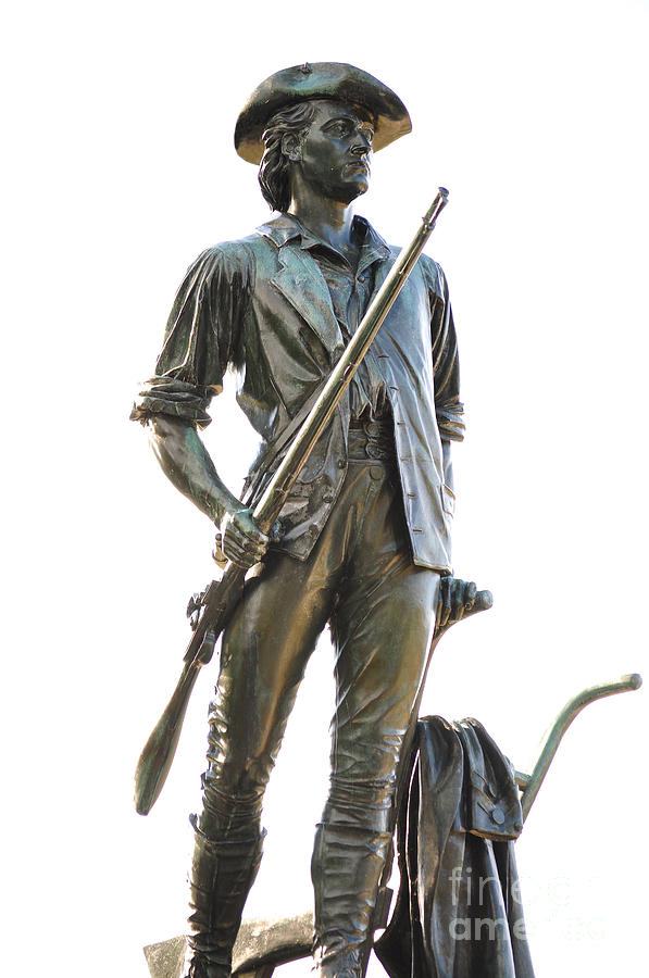 Photo-ops: Philatelic Photograph: Minuteman Statue - Concord, Ma 79E