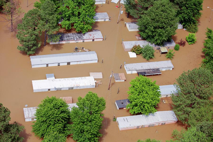 Mississippi River Floods #2 By Jim Edds/science Photo Library