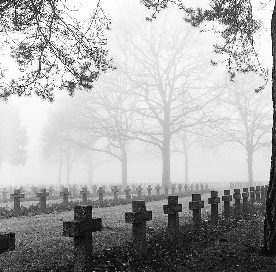 Halloween Photograph - Mist At Cemetery #2 by Dirk Ercken