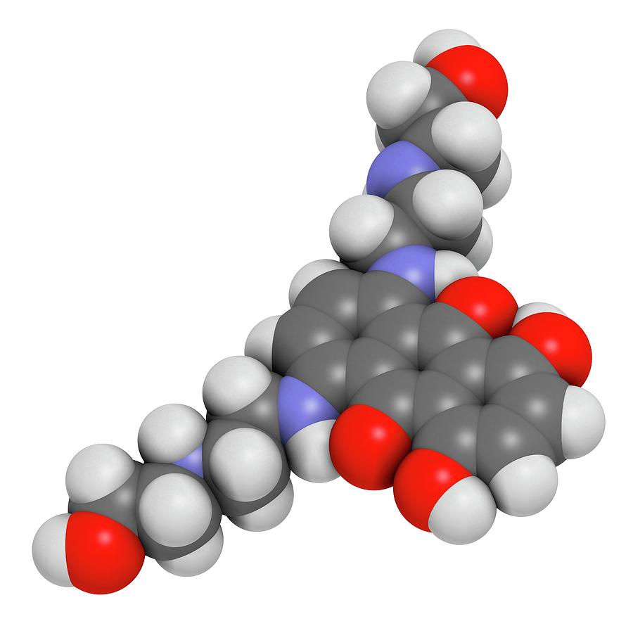 Mitoxantrone Cancer Drug Molecule #2 by Molekuul