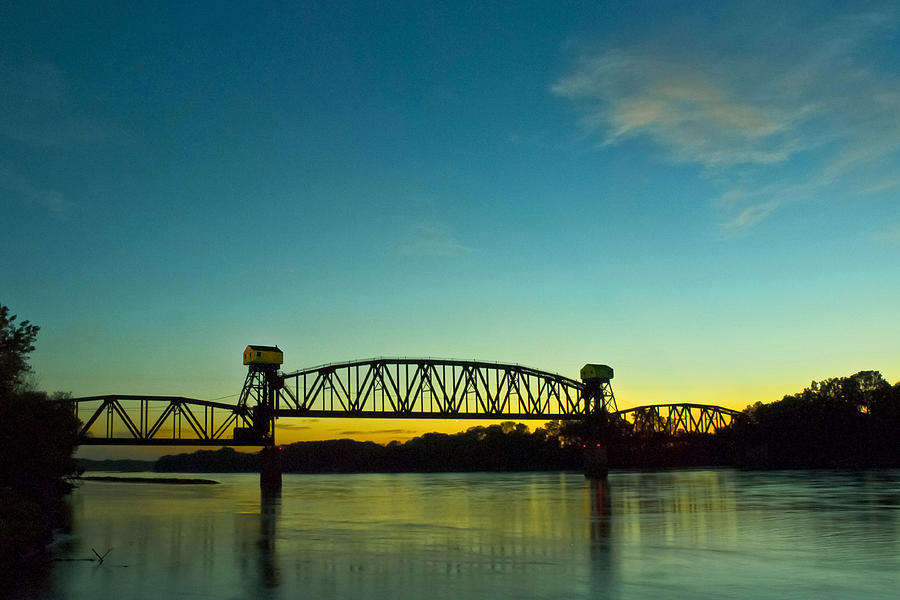 MKT Lift Span Bridge Photograph by Harry Enderle - Fine Art America