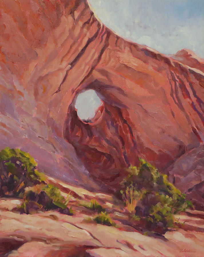 Moab By Morning #2 Painting by Shawn Shea