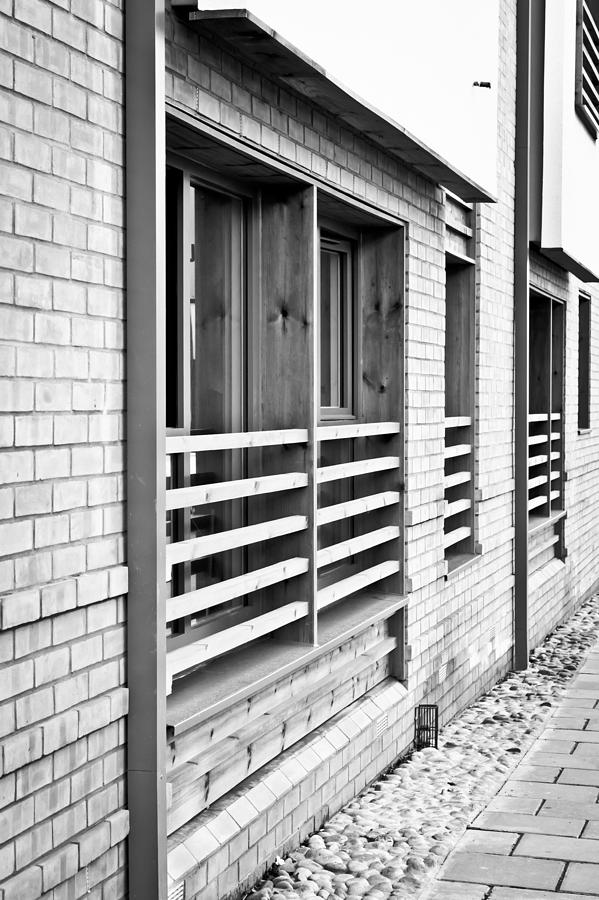 Architecture Photograph - Modern apartment windows #2 by Tom Gowanlock