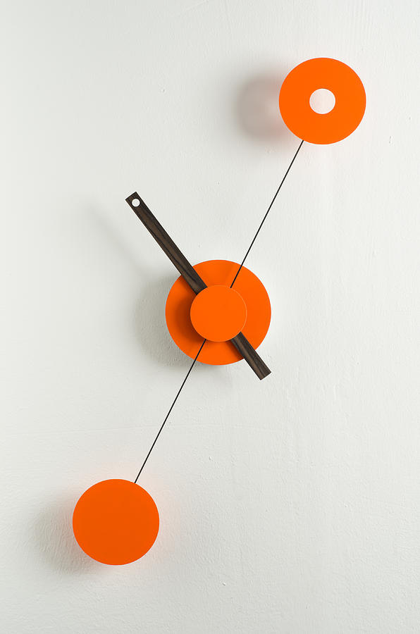 Clock Photograph - Modern clock on a wall #2 by Nikita Buida