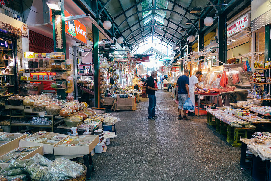 Modiano street market in Thessaloniki, Greece. #2 Photograph by Angelafoto