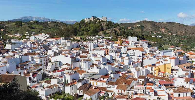 Monda Photograph - Monda, Spain. Typical Whitewashed Town #2 by Ken Welsh