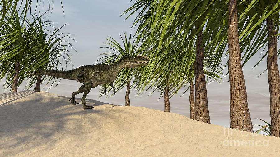 Monolophosaurus In A Tropical #2 Photograph by Kostyantyn Ivanyshen ...