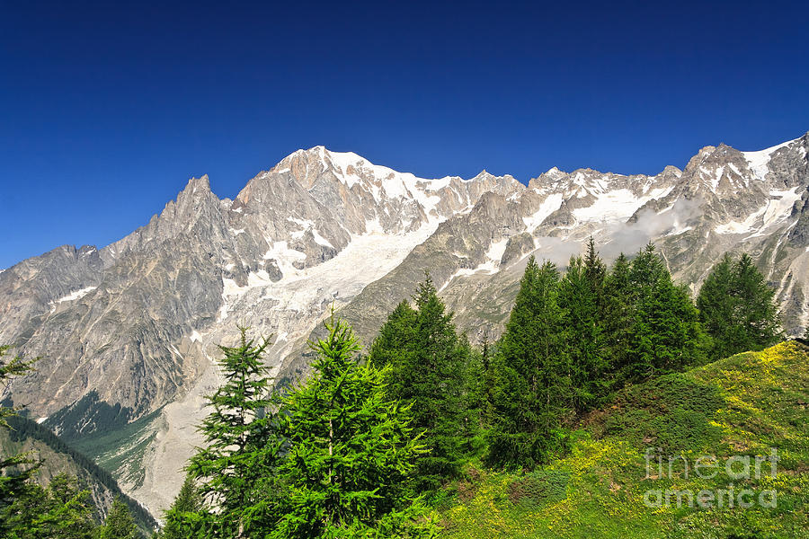 Mont-Blanc massif #2 Photograph by Antonio Scarpi