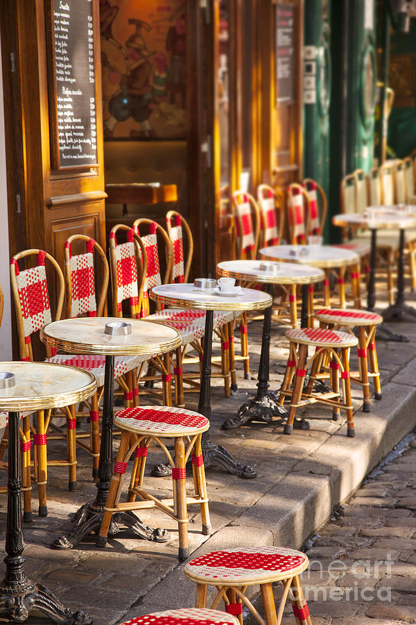 Montmartre Cafe #1 Photograph by Brian Jannsen