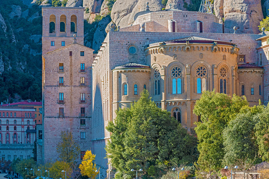 Montserrat monastery near Barcelona Spain #3 Photograph by Marek Poplawski