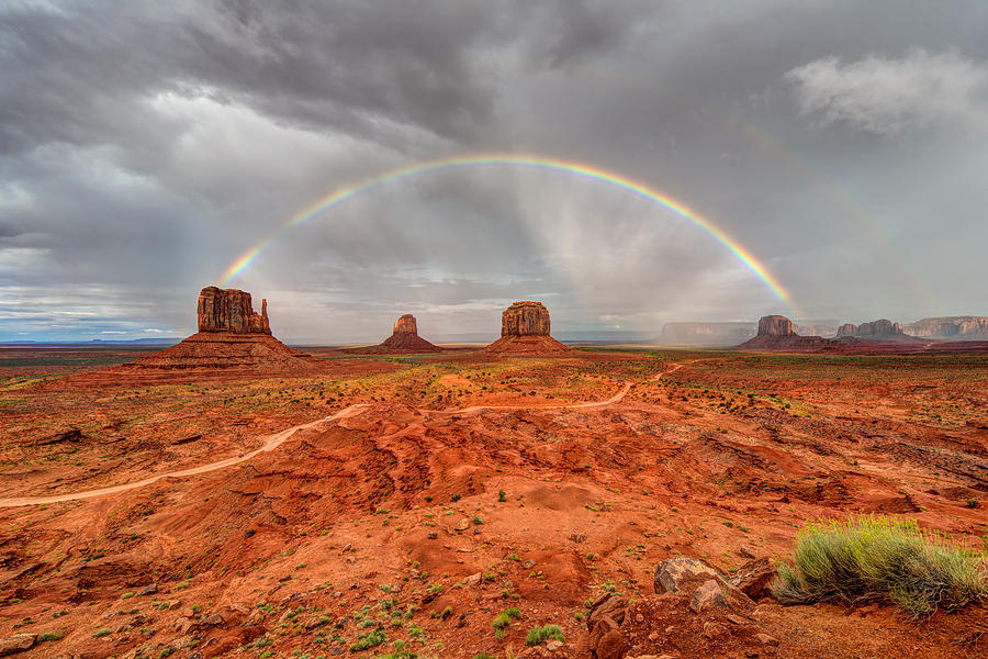 Monument Valley Rainbow #2 Photograph by Mark Whitt