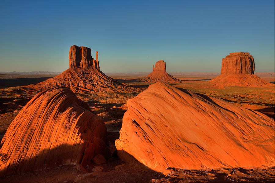 Monument Valley Sunset #2 Photograph by Alan Vance Ley